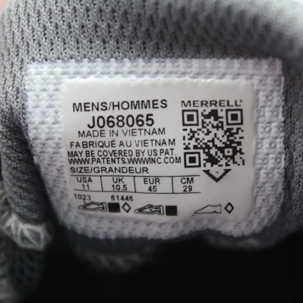 Merrell Morphlite Shoes Mens 11 Gray Running Walking Sneakers J068065 Athletic